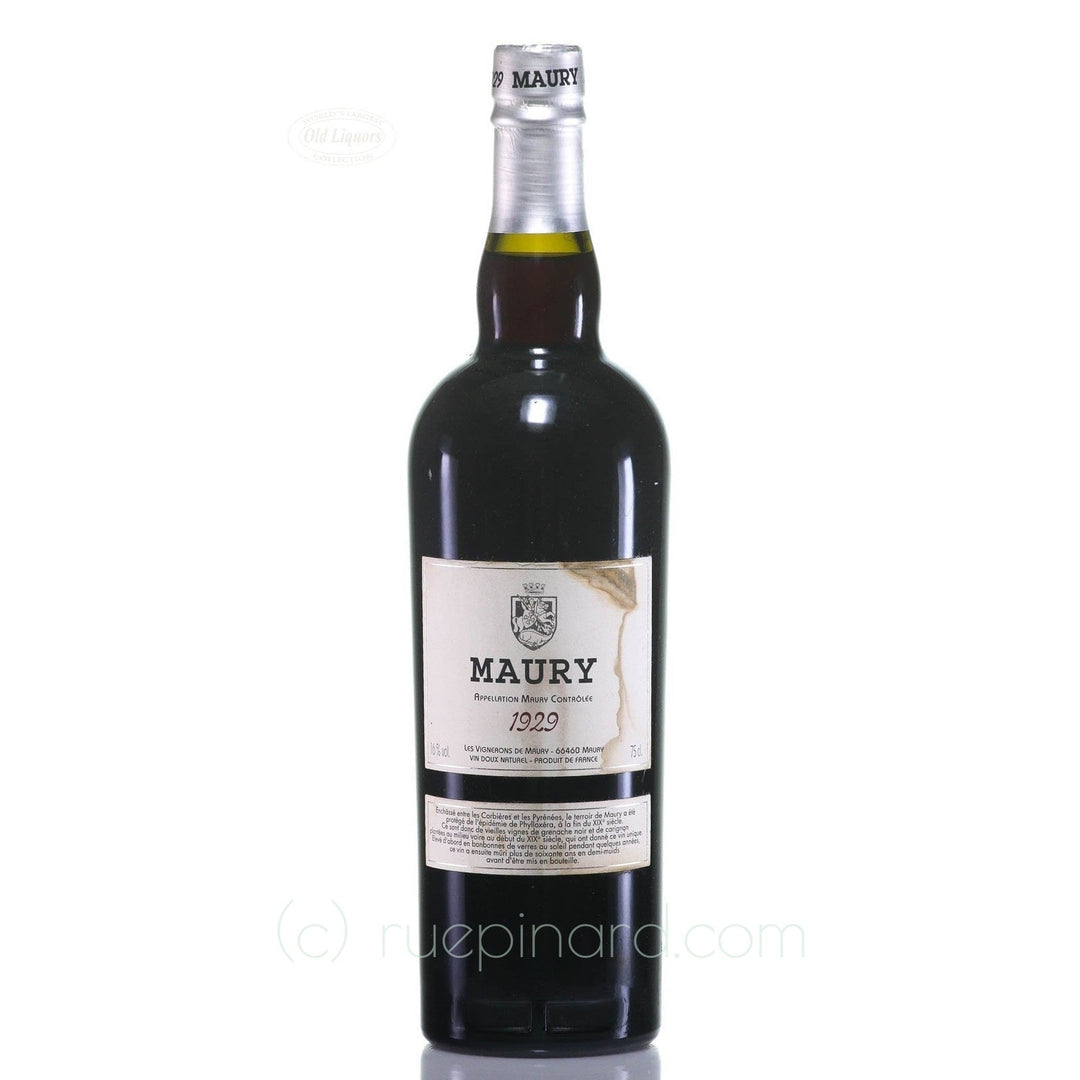 Maury Vin Doux Naturel 1929 (Grenache Noir & Carignan) - Rue Pinard