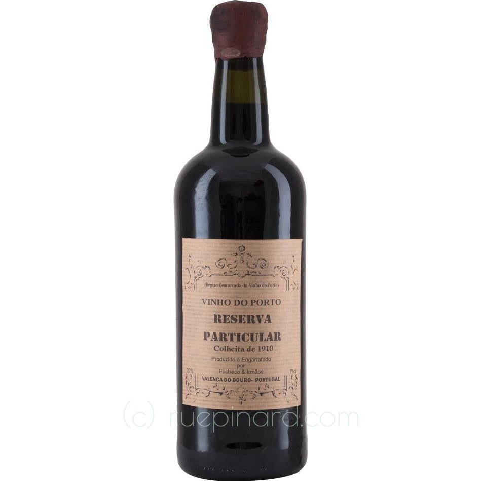 Pacheco & Irmãos Colheita Reserva Particular - Port 1910 - Rue Pinard