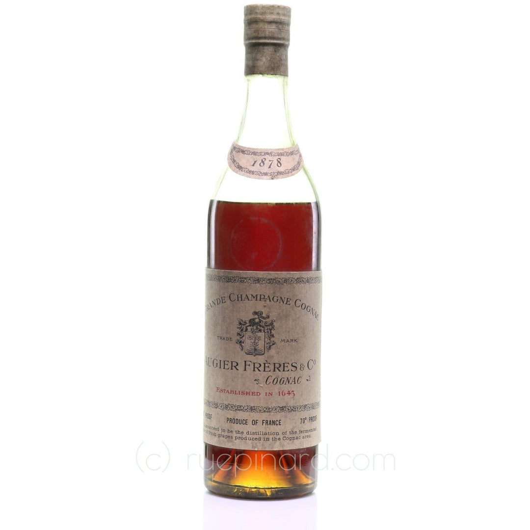 1878 Augier Frères Grande Champagne Cognac - Rare Vintage - Rue Pinard