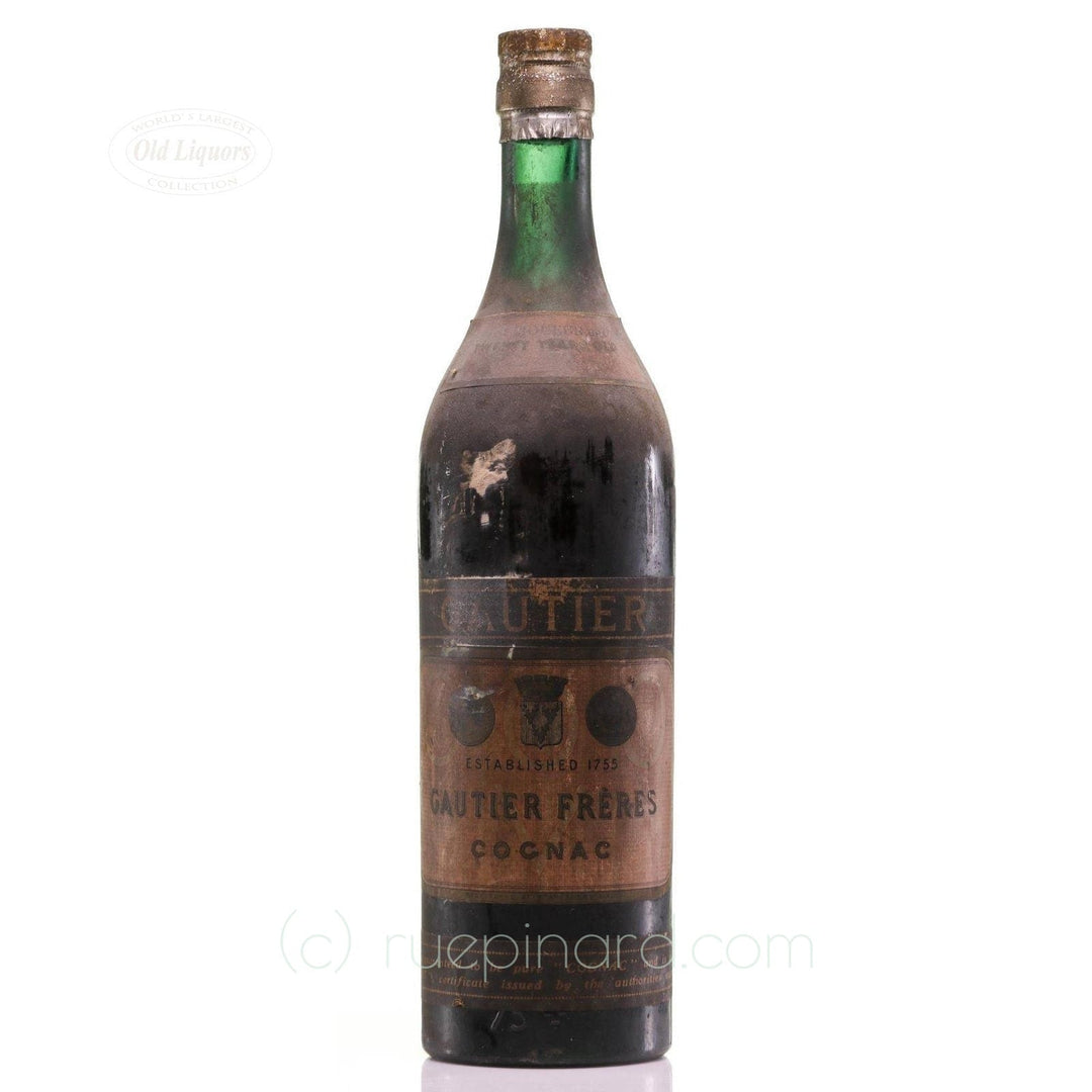 Gautier Frères Cognac 20 YO, 1950s Vintage - Rue Pinard