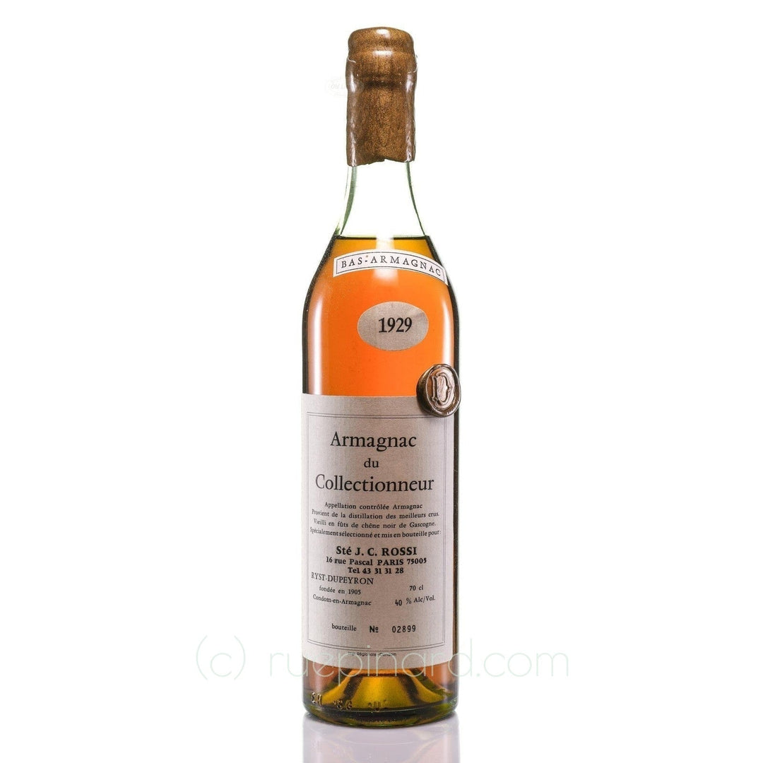 Ryst-Dupeyron Armagnac 1929 - Rue Pinard