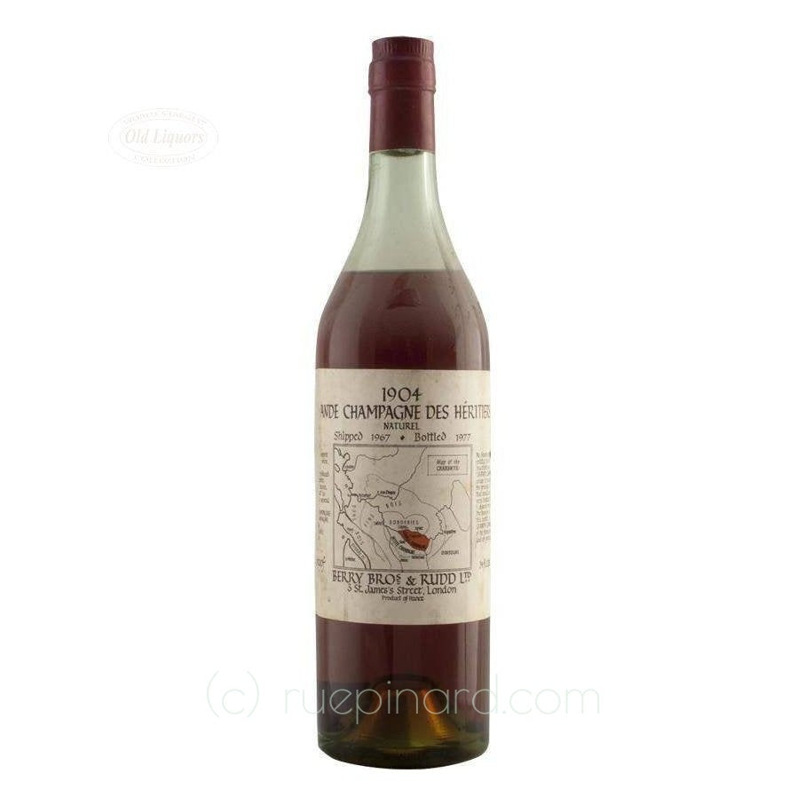 Berry Brothers & Rudd 1904 Grande Champagne des Héritiers Cognac - Rue Pinard