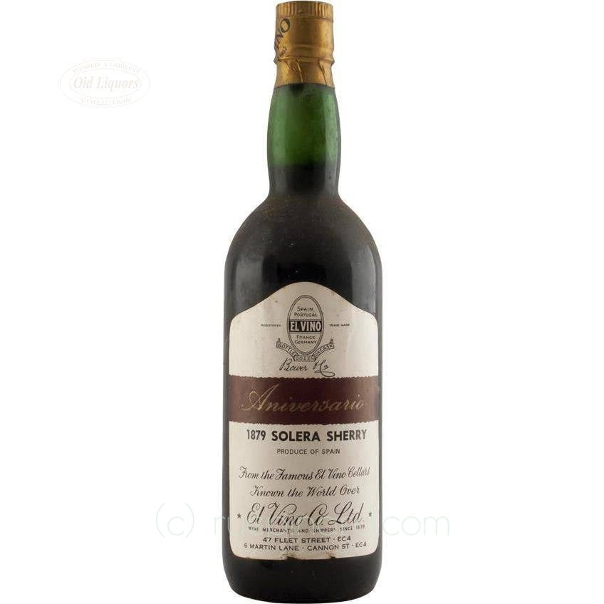 El Vino Co Sherry Solera Aniversario 1879 - Rue Pinard