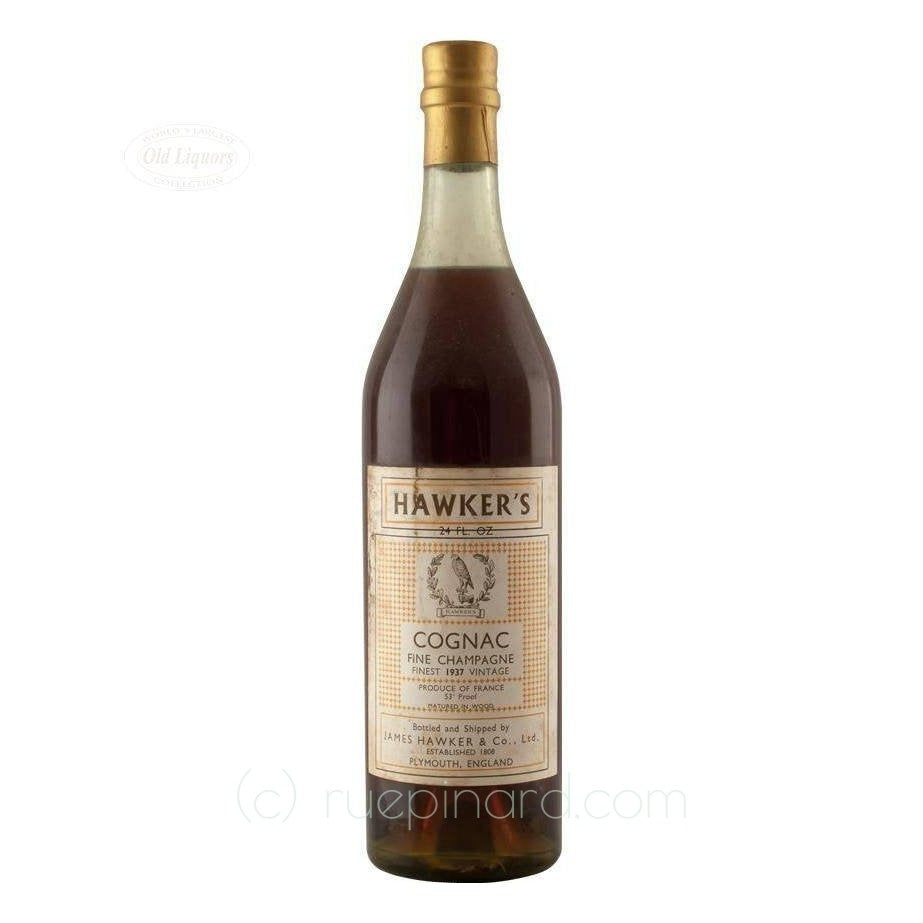 1937 Hawker's Cognac Fine Champagne - Rue Pinard