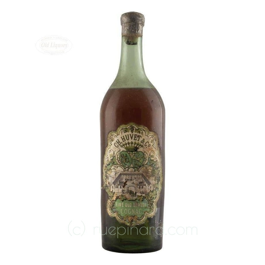 Huvet & Co Ch. Presumed 1930's Cognac - Fine Old Brandy - Rue Pinard
