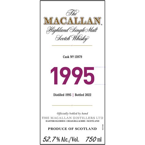 Macallan Fine & Rare Collection 1997 - Rue Pinard