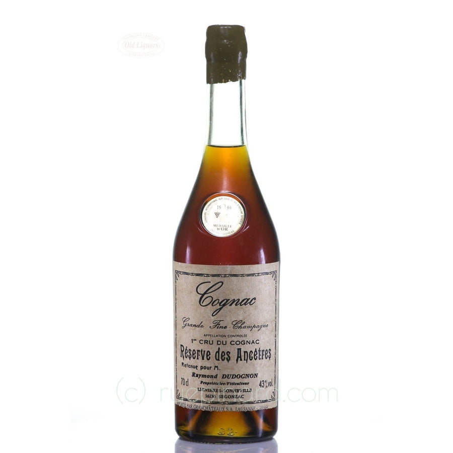 1960 Dudognon Cognac Fine Champagne Réserve des Ancetres - Grande Fine Champagne - Rue Pinard