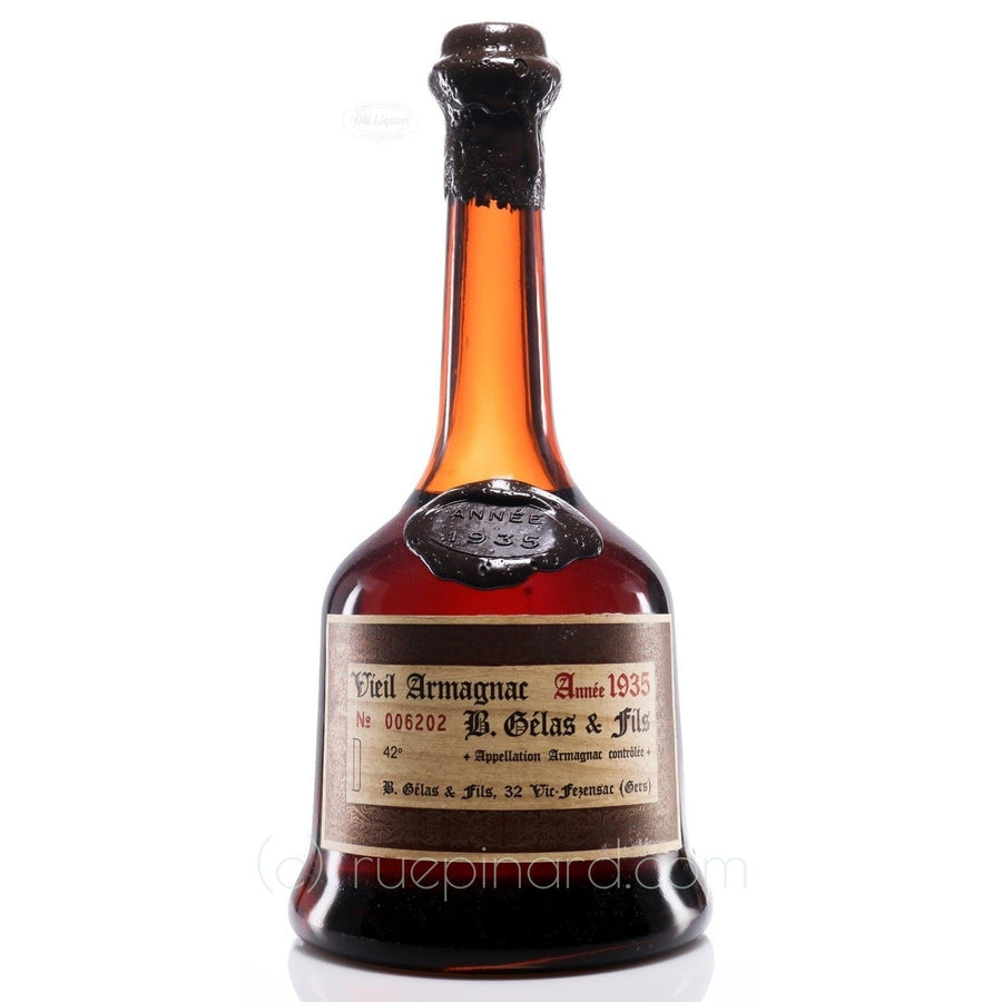 Armagnac 1935 Gelas Fils SKU 9837