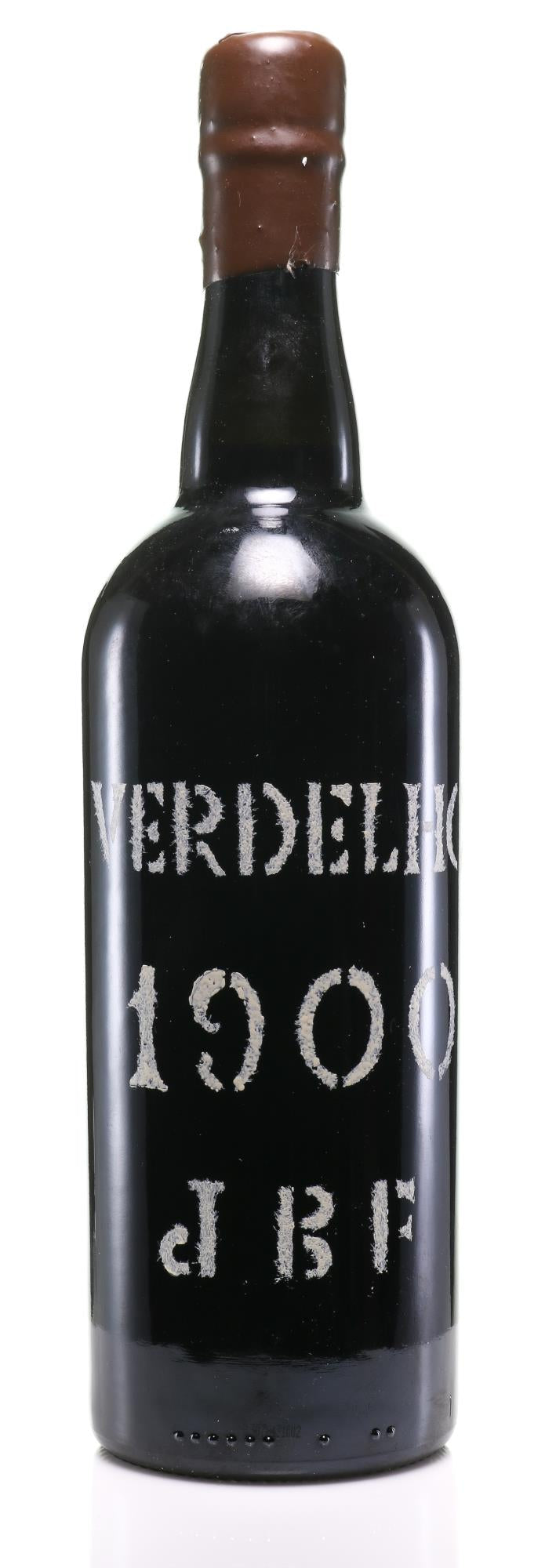 1900 JBF Verdelho Madeira Vintage Schablonenflasche