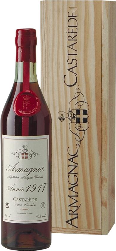 Armagnac 1917 Castarède  Armagnac Ténaréze (1x70cl)