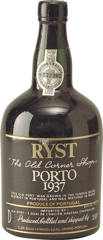 1937 Ryst-D'Or Port - Vintage Fles in Originele Doos - Slijterij Rue Pinard 