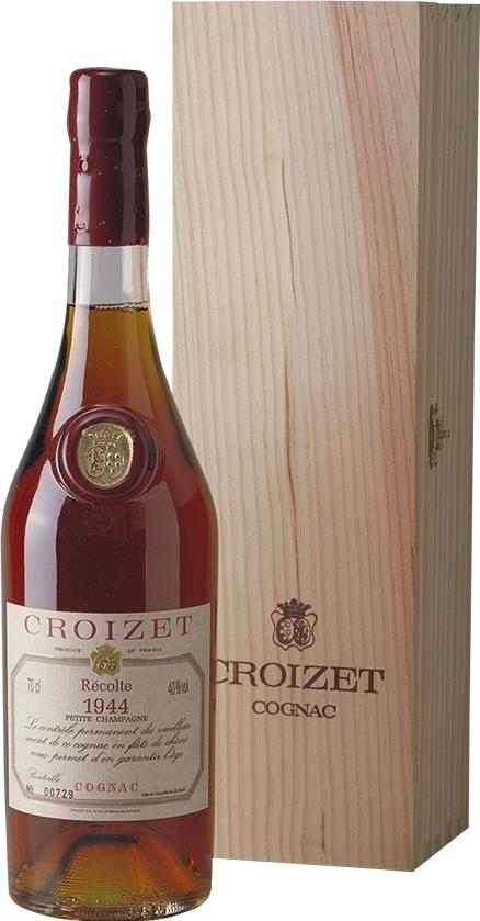 1944 Croizet B. Léon Cognac - Petite Champagne Collectible Bottle - Slijterij Rue Pinard 