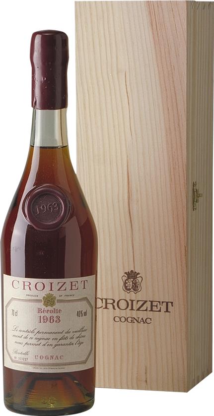 1963 Croizet B. Léon Cognac - Uitzonderlijke Grande Champagne Vintage - Slijterij Rue Pinard 