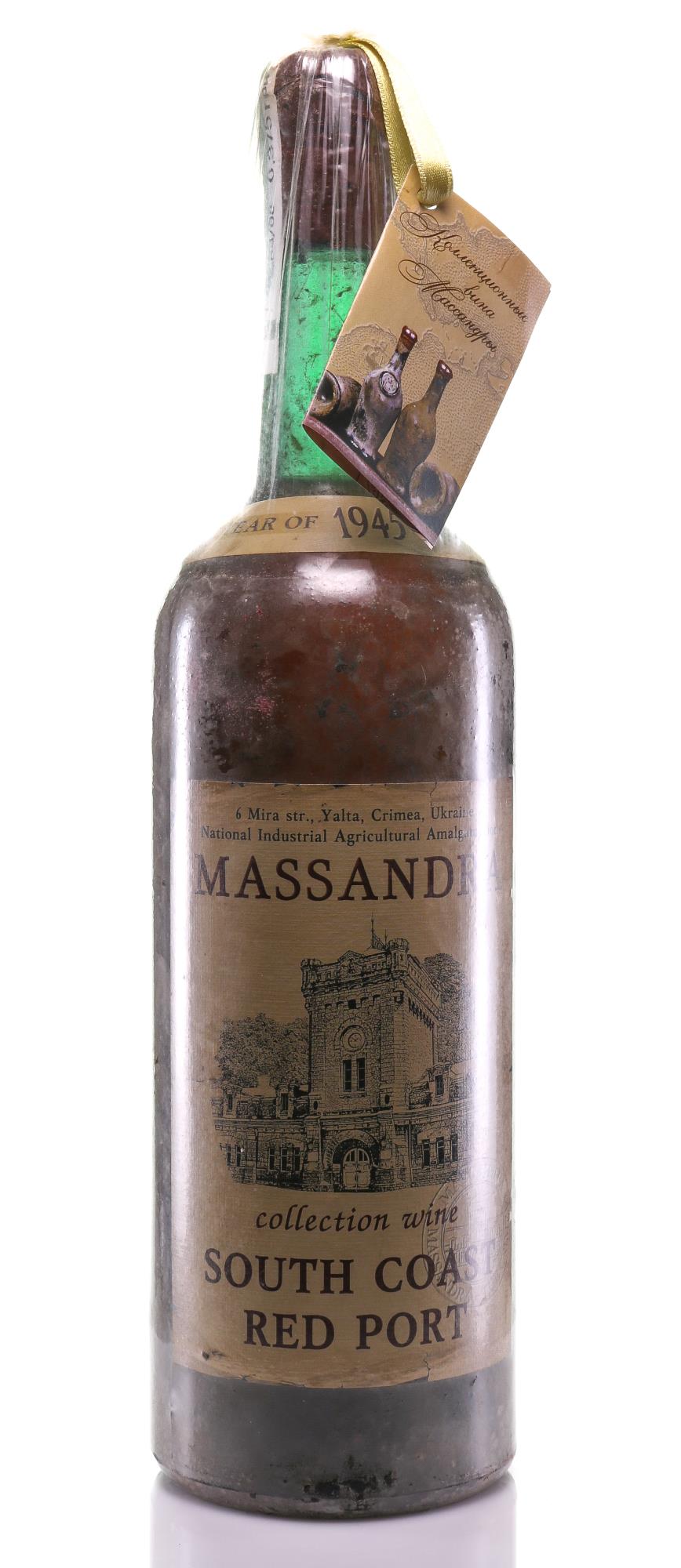 1945 Massandra Red Port uit de Krim - Slijterij Rue Pinard 