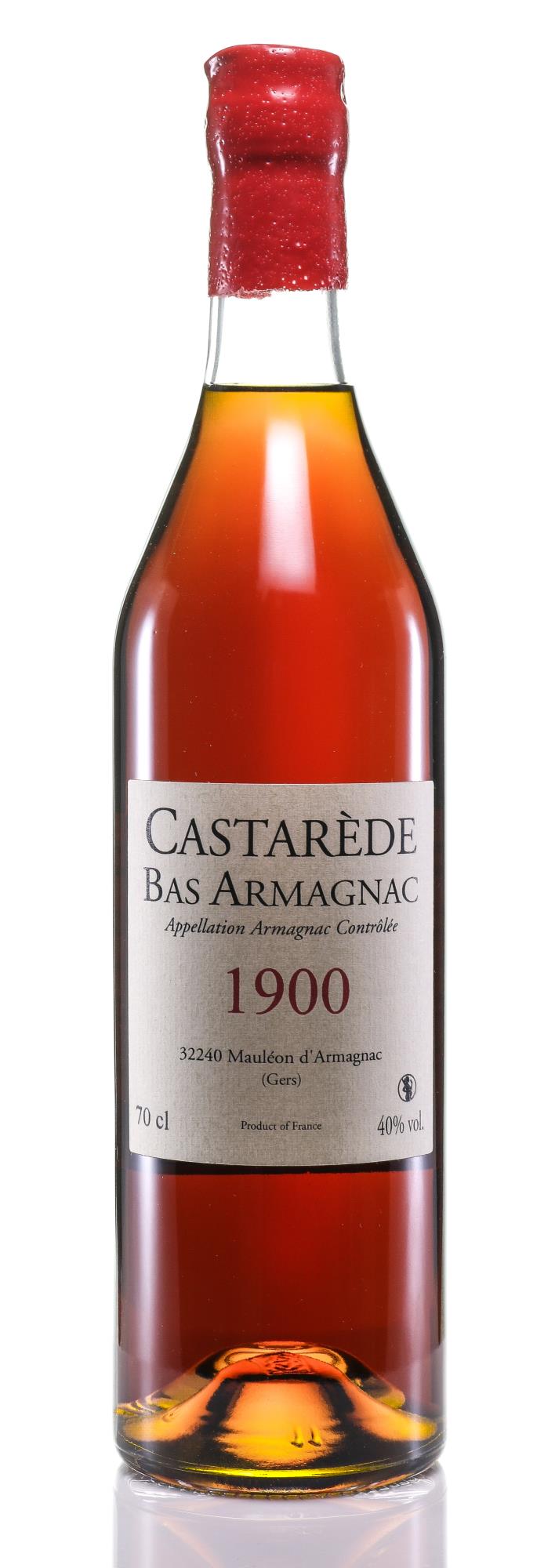Armagnac 1900 Castarède  Bas-Armagnac (1x70cl)