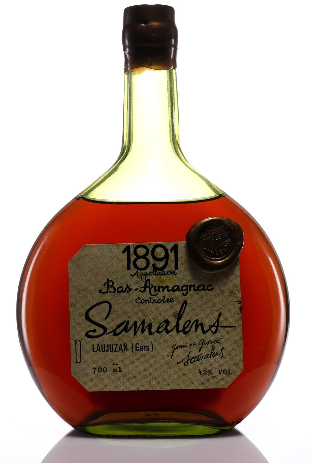 Samalens 1891 Bas Armagnac Waxbutton - Slijterij Rue Pinard 