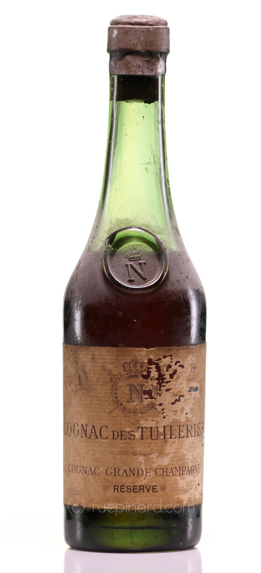 Cognac 1818 Tuileries Grande Champagne Reserve Imperial 'N' 19th-Century Vintage - Rue Pinard