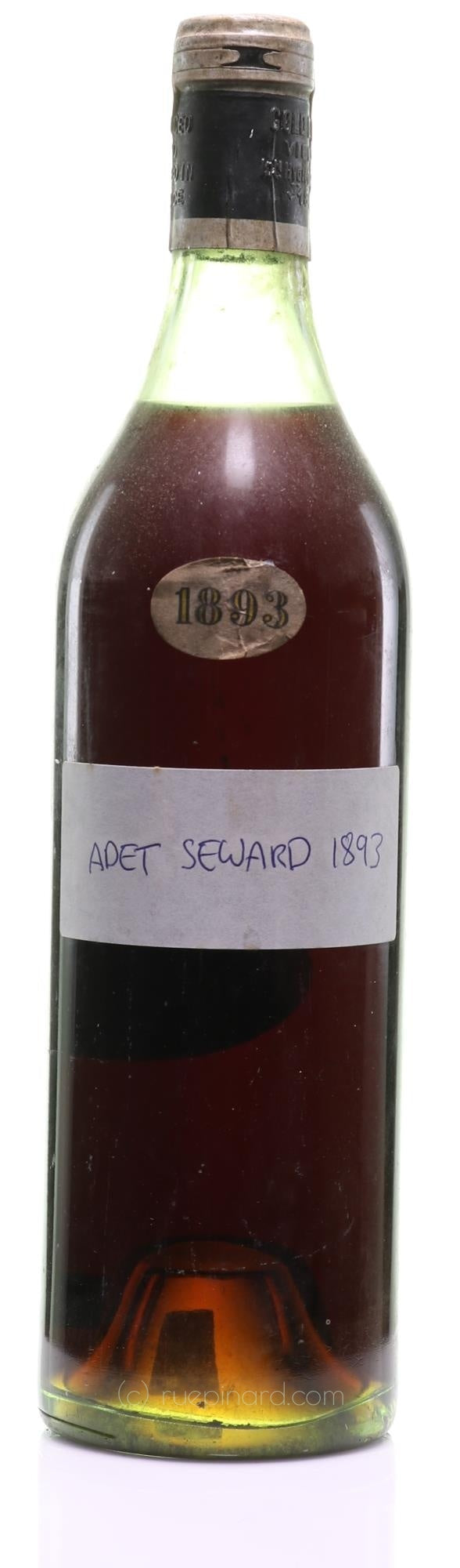 Adet Seward & Co Cognac 1893 Vintage Gold Medal Winner - Rue Pinard