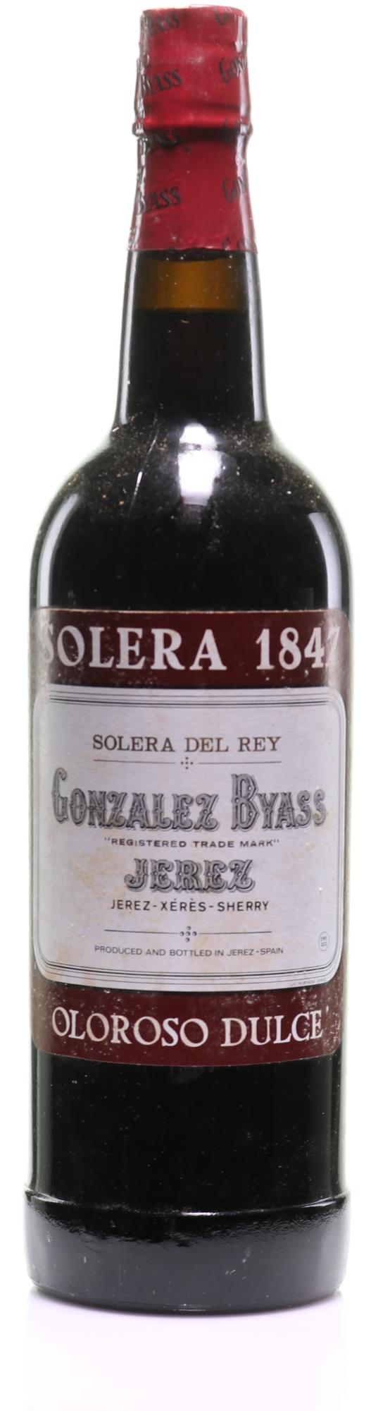 Gonzalez Byass Sherry Oloroso Dulce Solera Del Rey NV 1847 - Slijterij Rue Pinard 