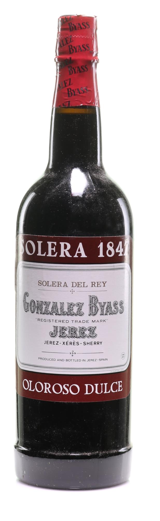 Gonzales Byass 1847 Oloroso Dulce Solera del Rey Sherry - Slijterij Rue Pinard 