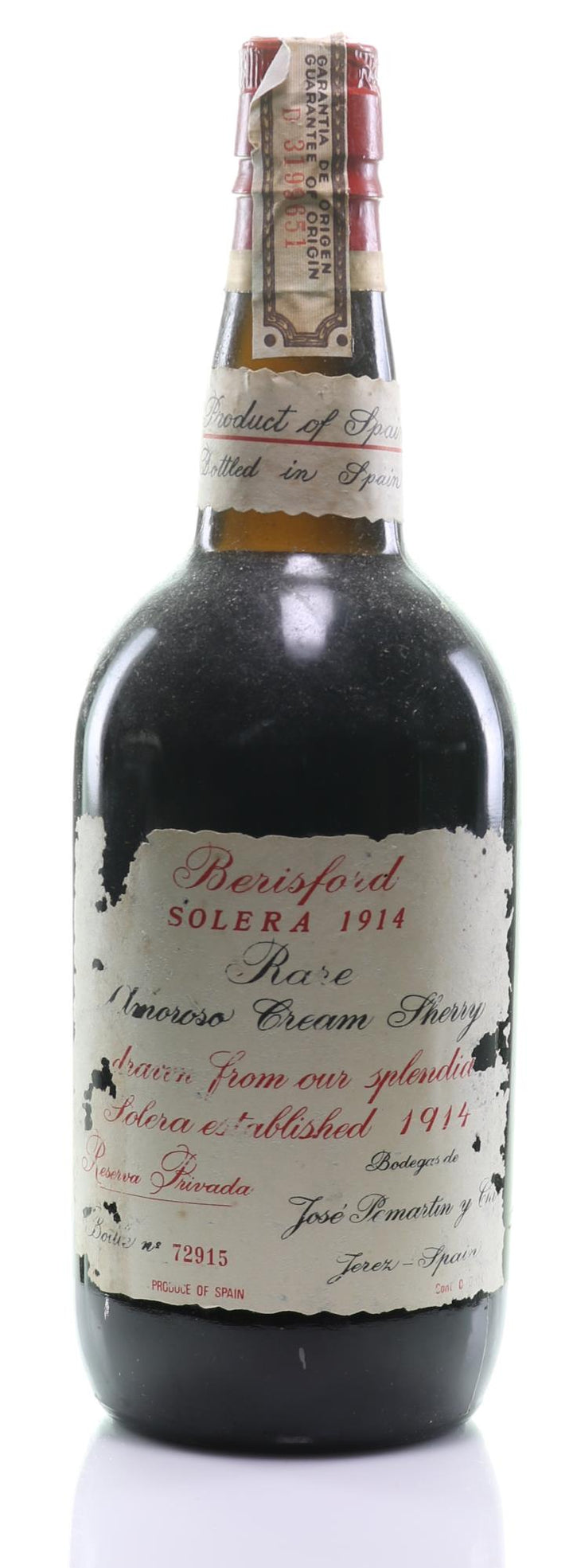 1914 Berisford Reserva Privada Solera Amoroso Cream Sherry - Slijterij Rue Pinard 