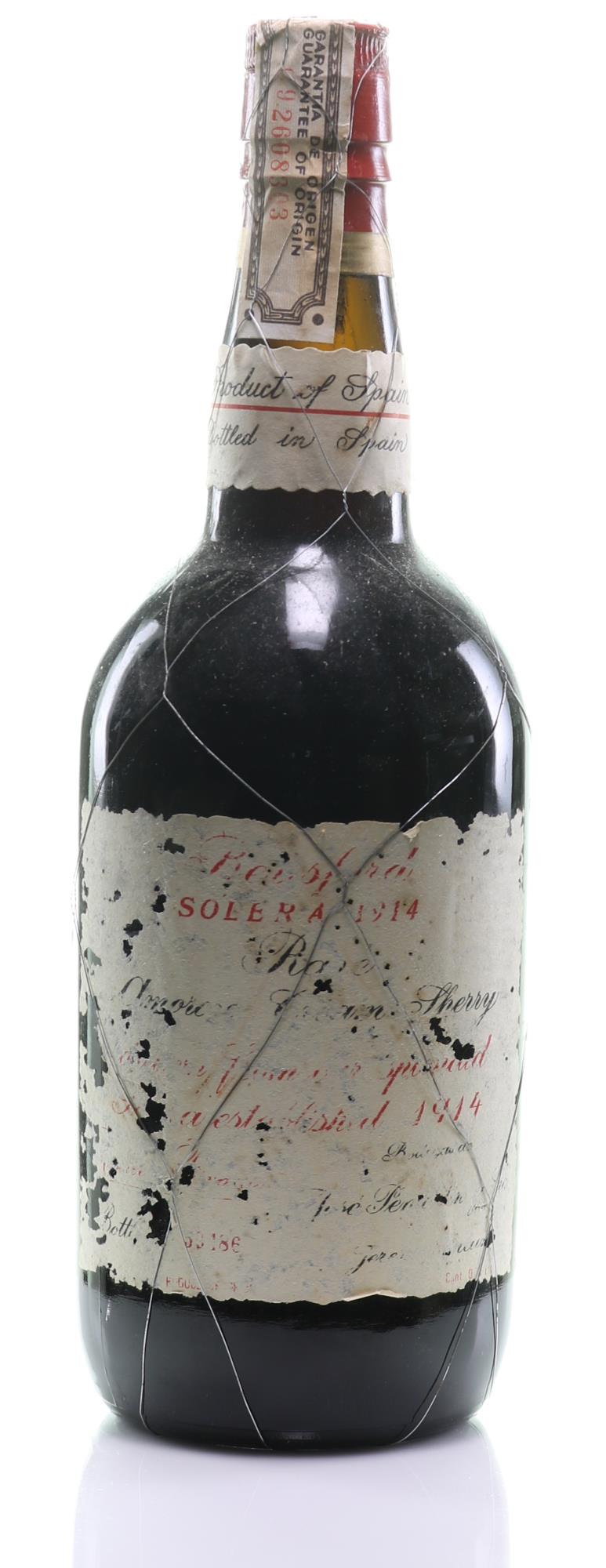 Berisford Amoroso Cream Sherry Reserva Privada Solera 1914 Vintage - Slijterij Rue Pinard 