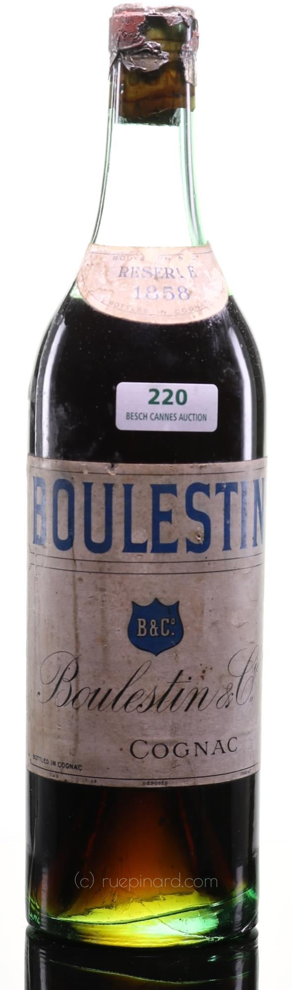 1858 Boulestin Grande Champagne Reserve Cognac - Rue Pinard