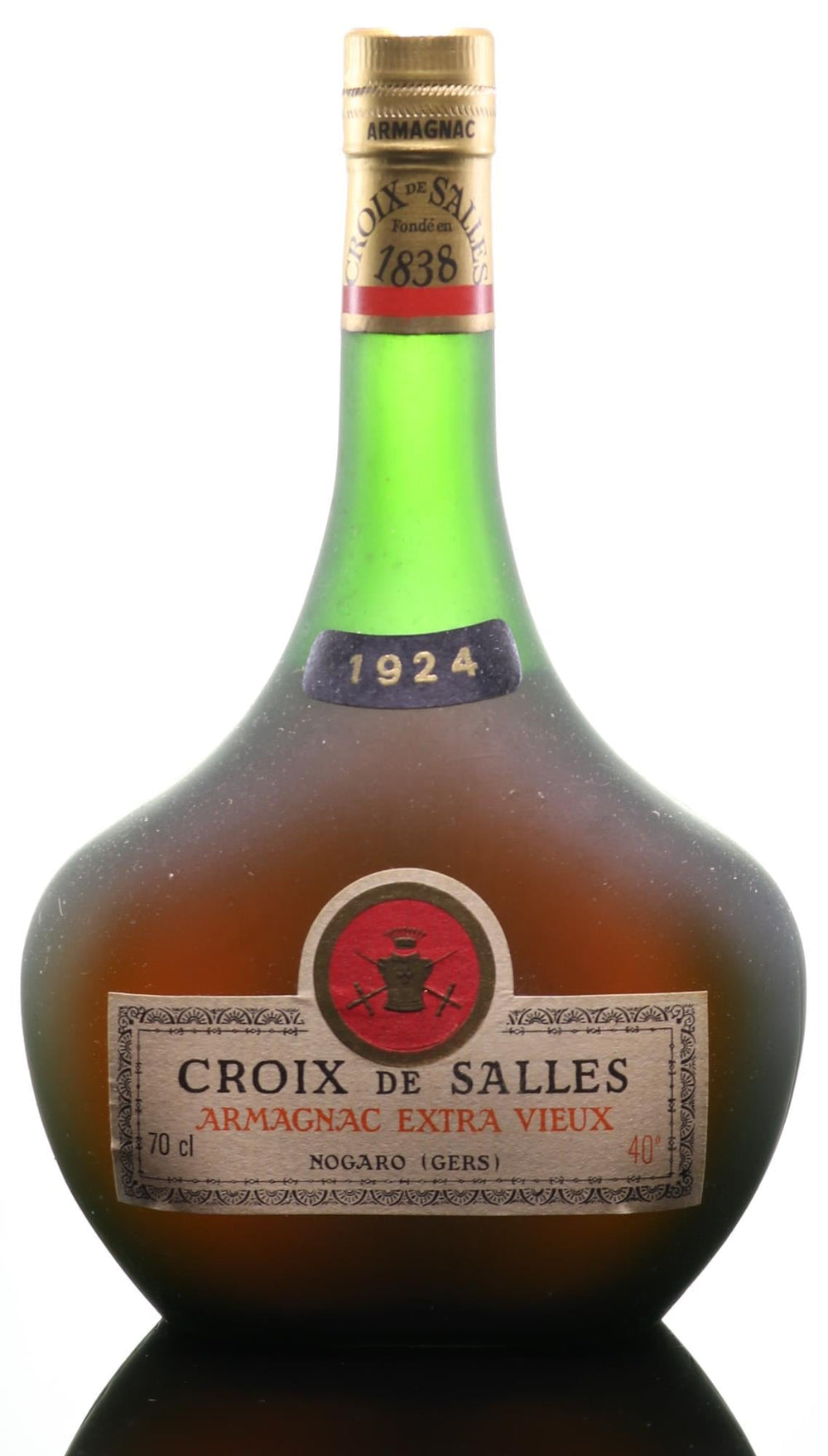 Croix de Salles Extra Vieux Armagnac 1924 - Slijterij Rue Pinard 