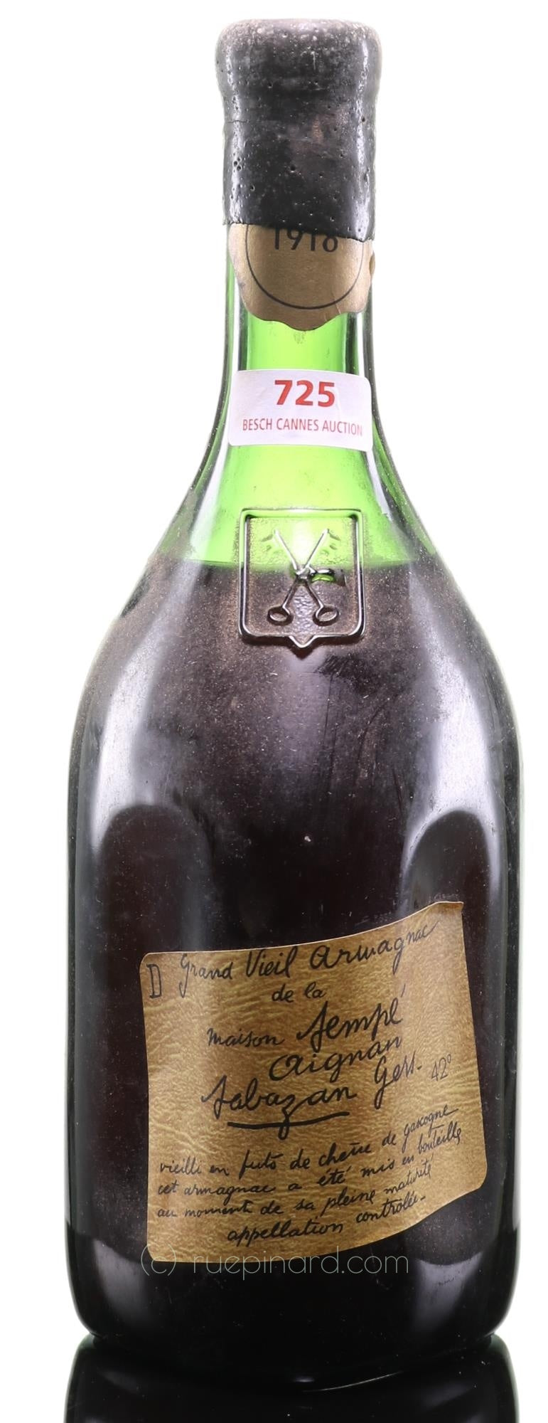 Sempé Armagnac Grand Vieil 1918 - Rue Pinard