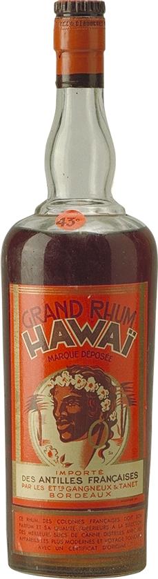 Vieux Hawai Rum 1920 - Uitzonderlijke Zeldzame Franse Kolonie Vintage Rum - Slijterij Rue Pinard 