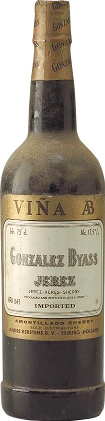 Sherry Gonzales Byass Amontillado Viña AB NV - Slijterij Rue Pinard 