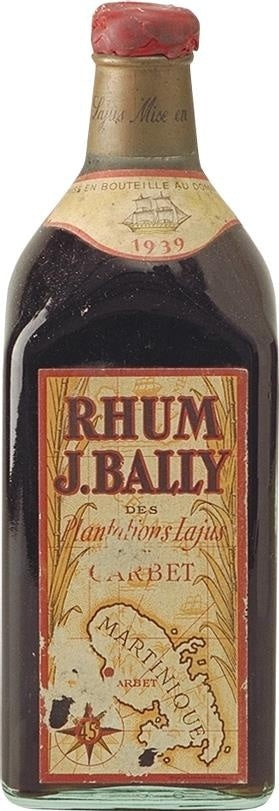 Plantation Lajus du Carbet 1939 Bally J. Rum - Rue Pinard