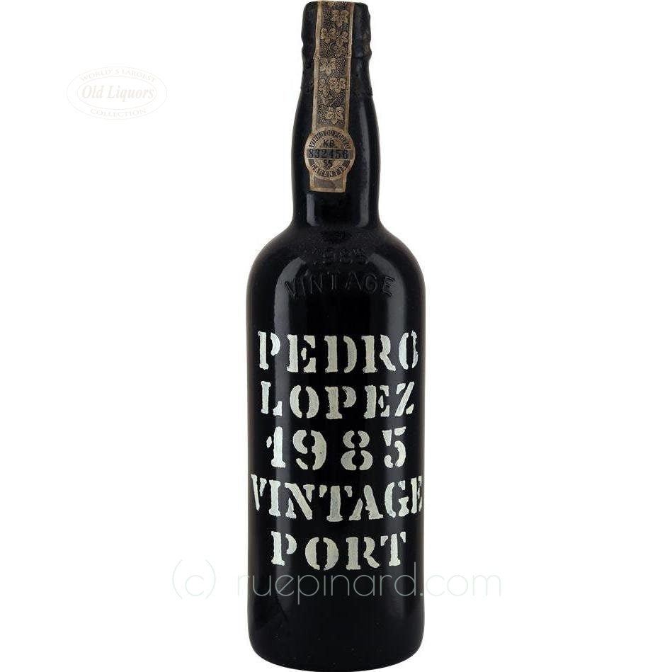 Pedro Lopez 1985 Vintage Port - Stencilled Bottle - Slijterij Rue Pinard 