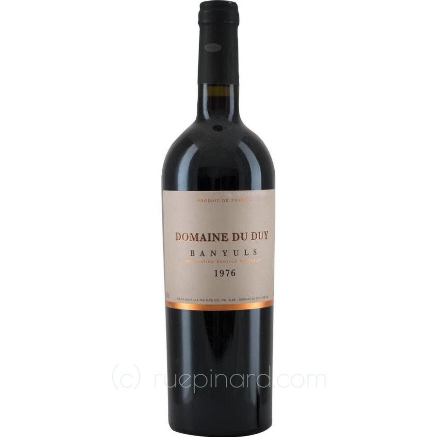 1976 Domaine du Duy Banyuls - Vintage French Wine - Rue Pinard