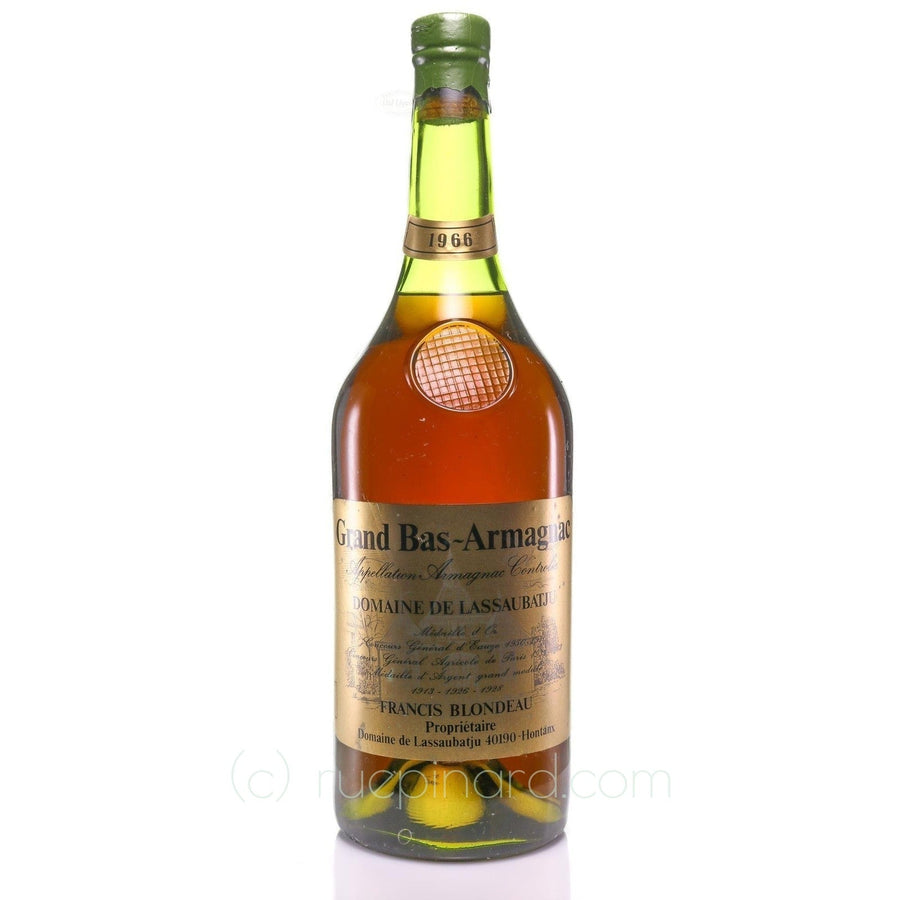 Armagnac 1966 Domaine Lassaubatju SKU 9409