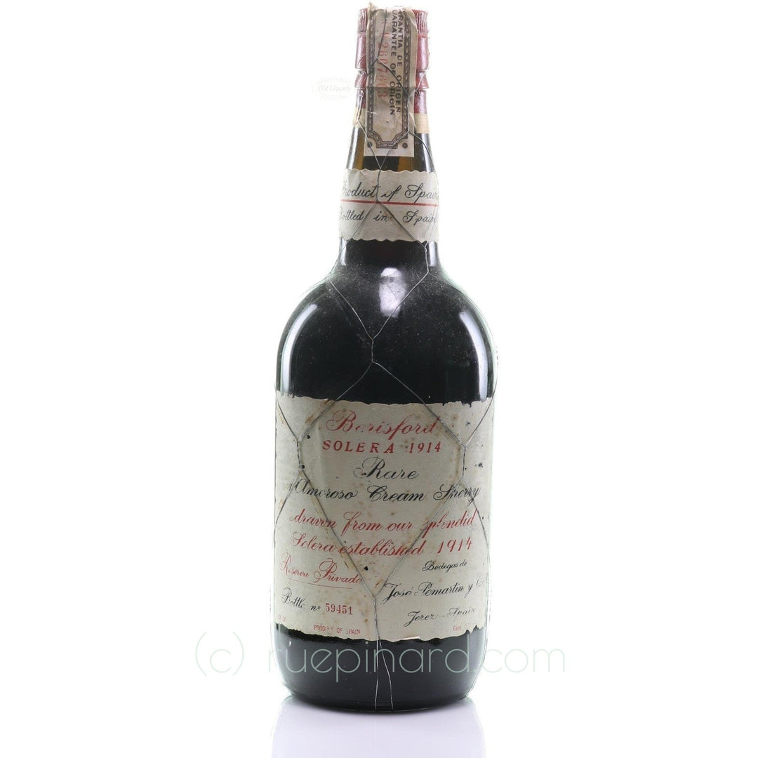 Berisford Distillery Amoroso Cream Sherry Reserva Privada Solera 1914 - Rue Pinard