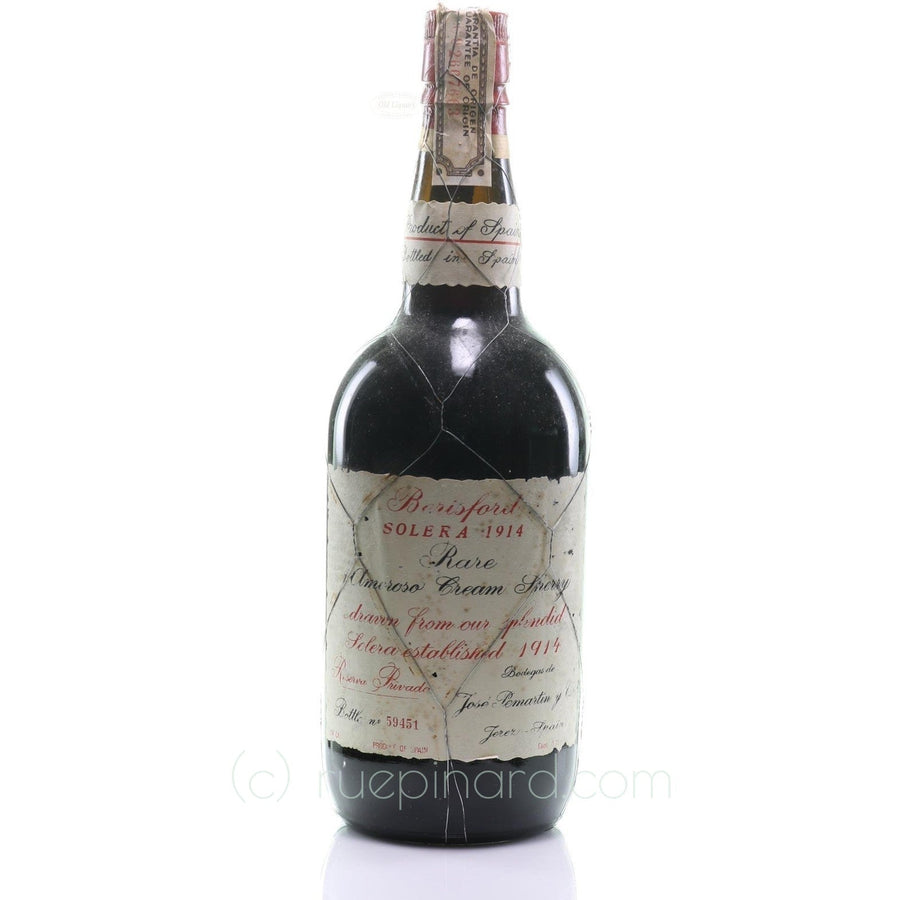 Berisford Distillery Amoroso Cream Sherry Reserva Privada Solera 1914 - Rue Pinard
