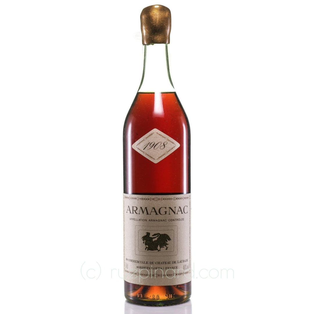 Château de Laubade Bas-Armagnac 1908 Vieil in Original Wooden Case - Rue Pinard