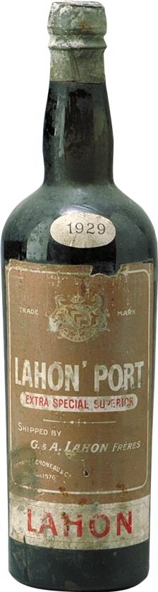 1929 Lahon A. Port Extra Special Superior Douro Valley - Rue Pinard