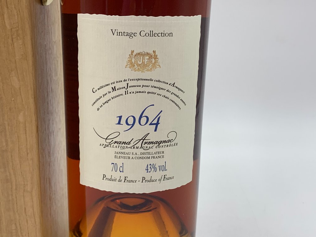 Janneau 1964 Armagnac - Rue Pinard