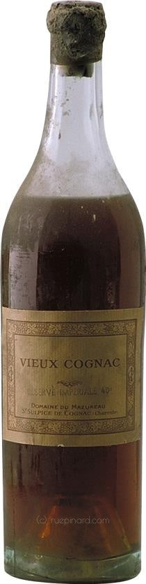 Domaine du Mazureau Cognac Vieux Réserve Impériale Vintage 1880s - Rue Pinard