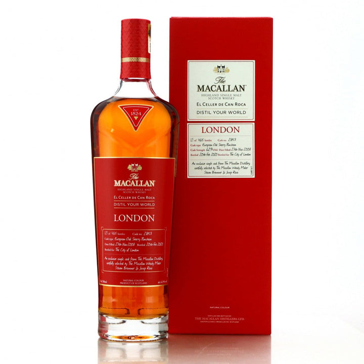 Macallan Distil Your World London - Cask 21853 Whisky 2008 - Slijterij Rue Pinard 