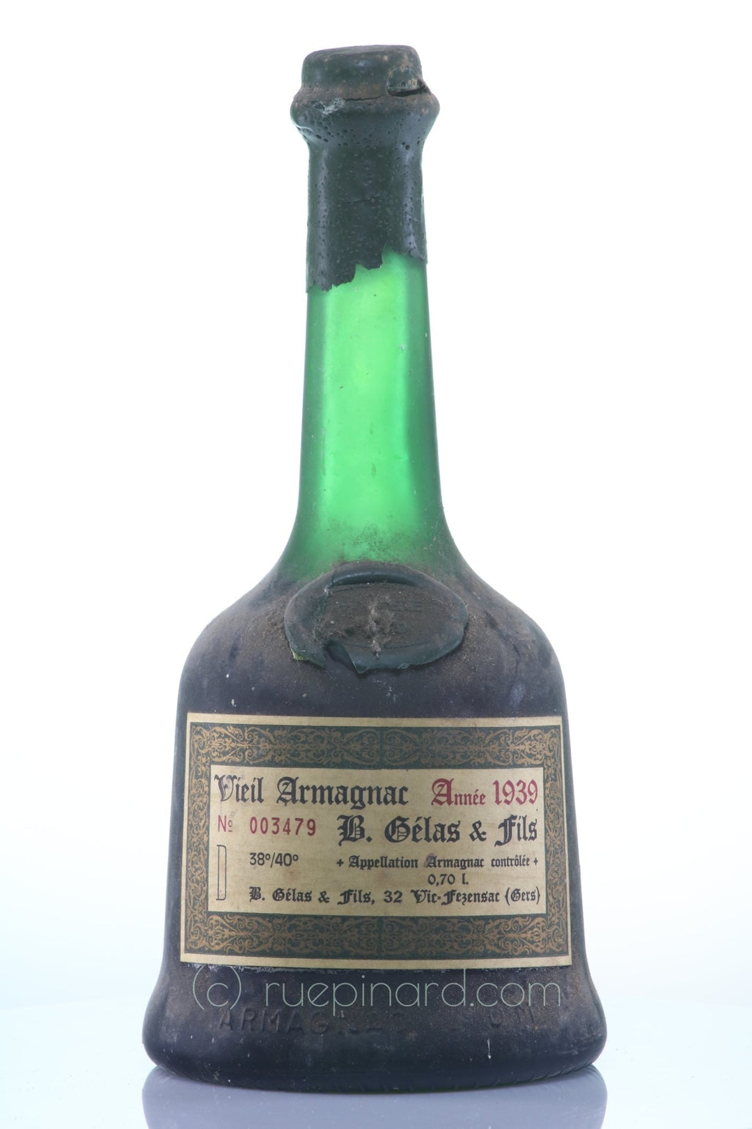 Gelas & Fils Vieil Armagnac 1939 Vintage - Rue Pinard