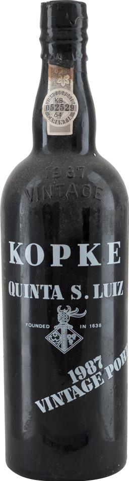 Kopke 1987 Vintage Port van Quinta Sao Luiz - Slijterij Rue Pinard 