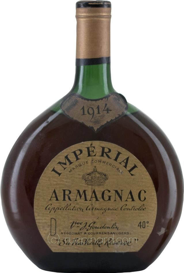 1914 Goudoulin Armagnac Tres Vieille Réserve - Rue Pinard