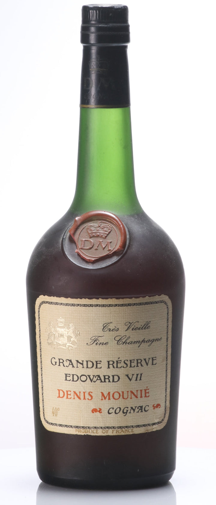 Denis Mounié Tres Vieille Fine Champagne Cognac Grande Réserve - Konink Edward VII Editie - Slijterij Rue Pinard 