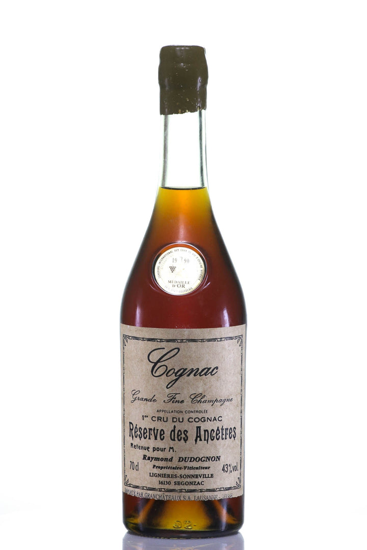 1960 Dudognon Cognac Fine Champagne Réserve des Ancetres - Slijterij Rue Pinard 