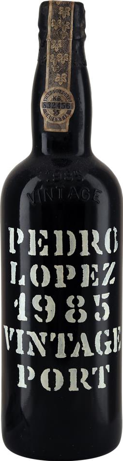 Pedro Lopez 1985 Vintage Port - Stencilled Bottle - Slijterij Rue Pinard 