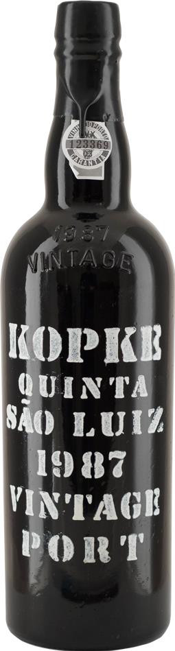 1987 Kopke Quinta São Luiz Vintage Port - Slijterij Rue Pinard 