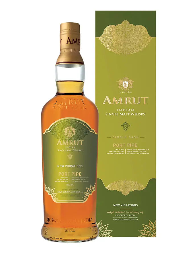 Amrut 8 Years 2014 #3879 Port Pipe New Vibrations - Slijterij Rue Pinard 